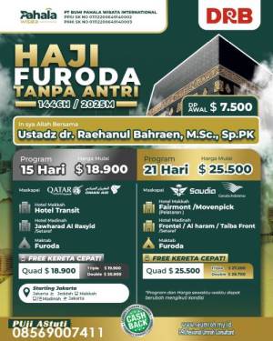 Haji Furoda 2025 Langsung Berangkat Tanpa Antri