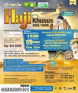 Travel El Marwa - Januari 2028