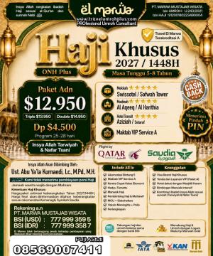 Haji Khusus 2027 Ustadz Abu Yala Kurnaedi   Pindah PIN travelumrohplus.com