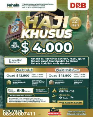 HAJI KHUSUS PAHALA WISATA
