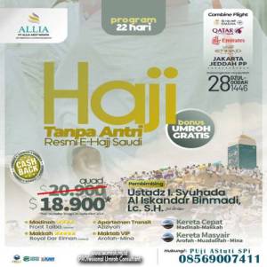 HAJI TANPA ANTRI 2025 Program 22 Hari