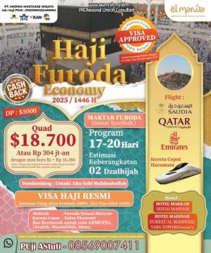 PAKET HAJI FURODA HEMAT 2025 Indonesia