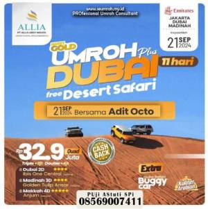 Paket Umroh Plus Dubai 11 hari by Emirates