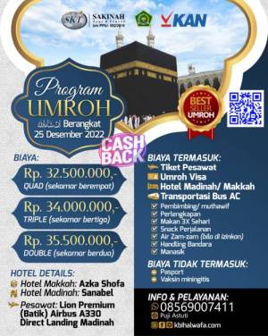 Program Umroh Desember 2022
