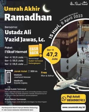 UMRAH AKHIR RAMADHAN 1444 H - 2023 M - 15 HARI