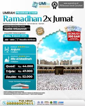 Umrah Ramadhan Maret 2025 2X Jumat