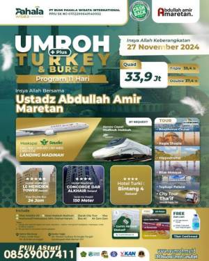 Umroh Plus Turkey dan Bursa