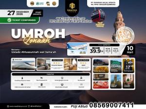 Umroh 10 hari Akhir Tahun Desember 2026 Garuda Indonesia Mulai 39 juta