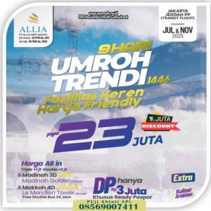 Umroh 9 hari November 2025 Trendi