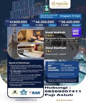 Umroh Akhir Ramadhan 1444 H - 2023 plus Thaif