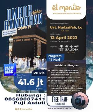 Umroh Akhir Ramadhan 2023 - 1444 H