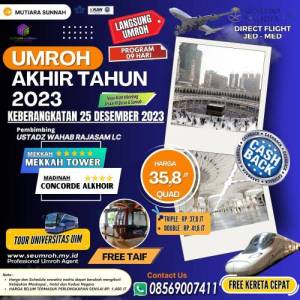 Umroh Akhir Tahun 25 Desember 2023