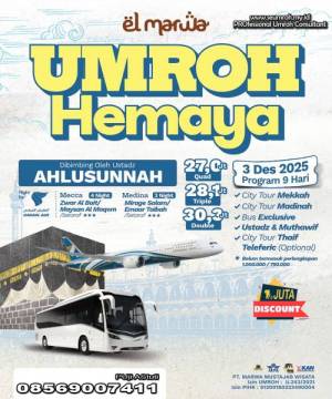 UMROH AKHIR TAHUN DESEMBER 2025 PLUS THAIF