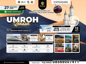 Umroh Akhir Tahun Desember 2026 Mulai 41 Juta 12 Hari