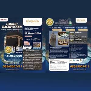 Umroh Backpacker Itikaf Akhir Ramadhan 29 Maret 2024