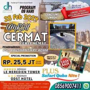 UMROH CERIA HEMAT 28 FEBRUARI 2024