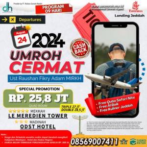 UMROH CERMAT 24 AGUSTUS 2024