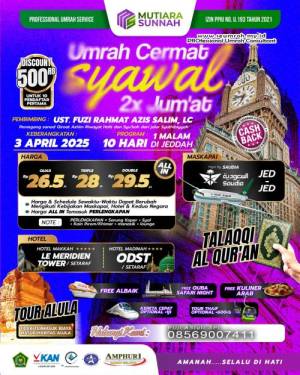 UMROH CERMAT SYAWAL APRIL 2025
