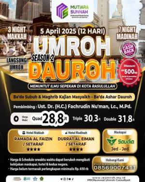 UMROH DAUROH MADINAH APRIL 2025
