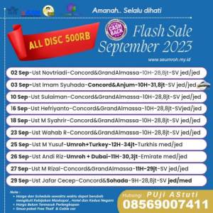 Umroh Discount September 2023