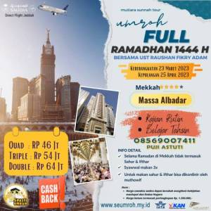Umroh Full Ramadhan 2023 - 1444 H