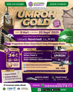 UMROH GOLD 20 SEPTEMBER 2025