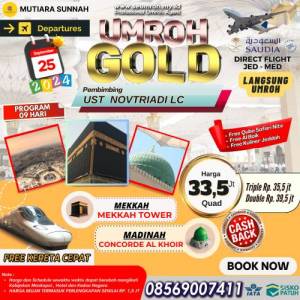 UMROH GOLD 25 SEPTEMBER 2024