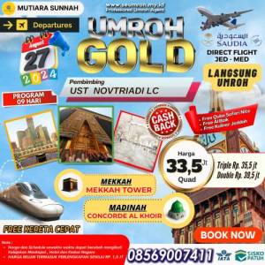 UMROH GOLD 27 AGUSTUS 2024