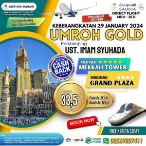 Umroh Gold 29 Januari 2024