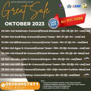 Umroh Great Sale Oktober 2023