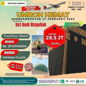 UMROH HEMAT 17 FEBRUARI 2024