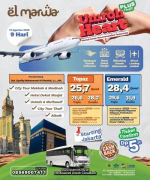 Umroh Hemat Aman Terpercaya Plus Thaif Agustus 2025