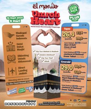 Umroh Hemat Aman Terpercaya Plus Thaif September 2025
