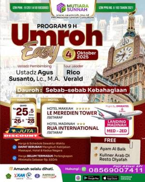 UMROH HEMAT OKTOBER 2025 PAKET EASY