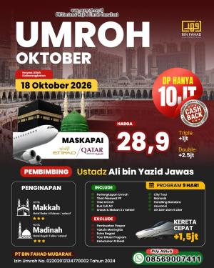 Umroh Hemat Oktober 2026