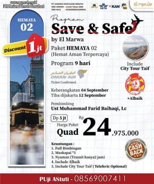 UMROH HEMAYA 02 SAVE and SAFE 4 September 2024