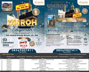 Umroh Istiqomah - 2 Oktober 2023