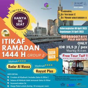 Umroh Itikaf Ramadhan 2023 M - 1444 H Group 2
