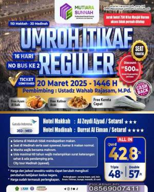 UMROH ITIKAF REGULER MARET 2025 REGULER BUS 2