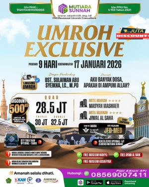 Umroh Januari 2026 Exclusive 