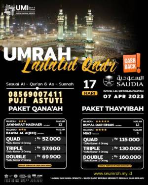 Umroh Lailatul Qodr 2013