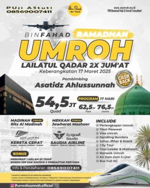 Umroh Laulatul Qadr Itikaf Ramadhan 17 Maret 2025