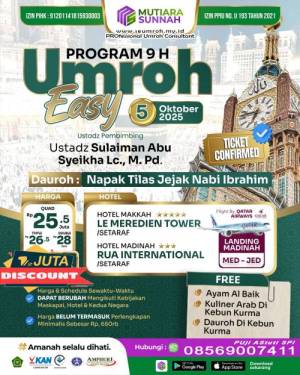 UMROH MURAH OKTOBER 2025 PAKET EASY