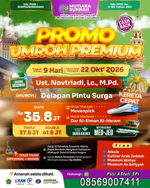 Umroh Oktober 2026 Mutiara Sunnah