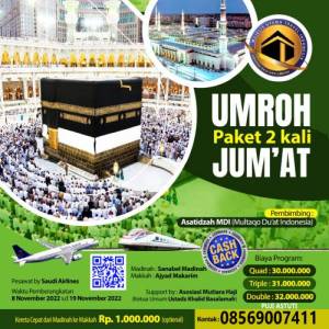 Umroh Paket 2 Kali Jumat