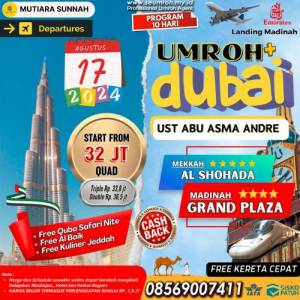 UMROH PLUS CITY TOUR DUBAI 17 AGUSTUS 2024