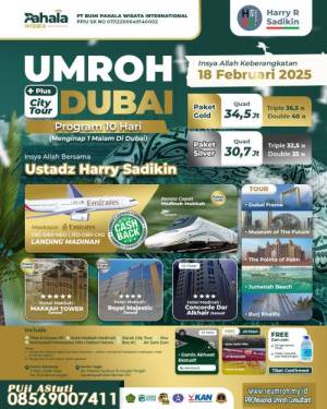UMROH PLUS CITY TOUR DUBAI 18 FEBRUARI 2025