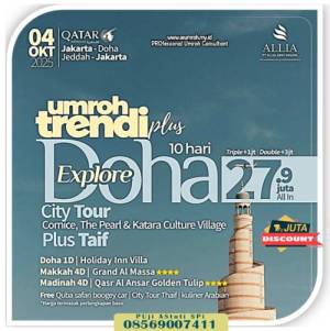 Umroh Plus Doha Oktober 2025