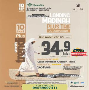 Umroh Plus Taif September 2026 Landing Madinah