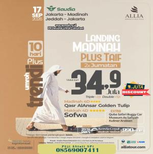 Umroh Plus Taif September 2026 Spesial 2x Jumatan